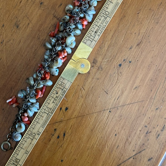 Victorian Coral & Shell Choker - Picture 11 of 14